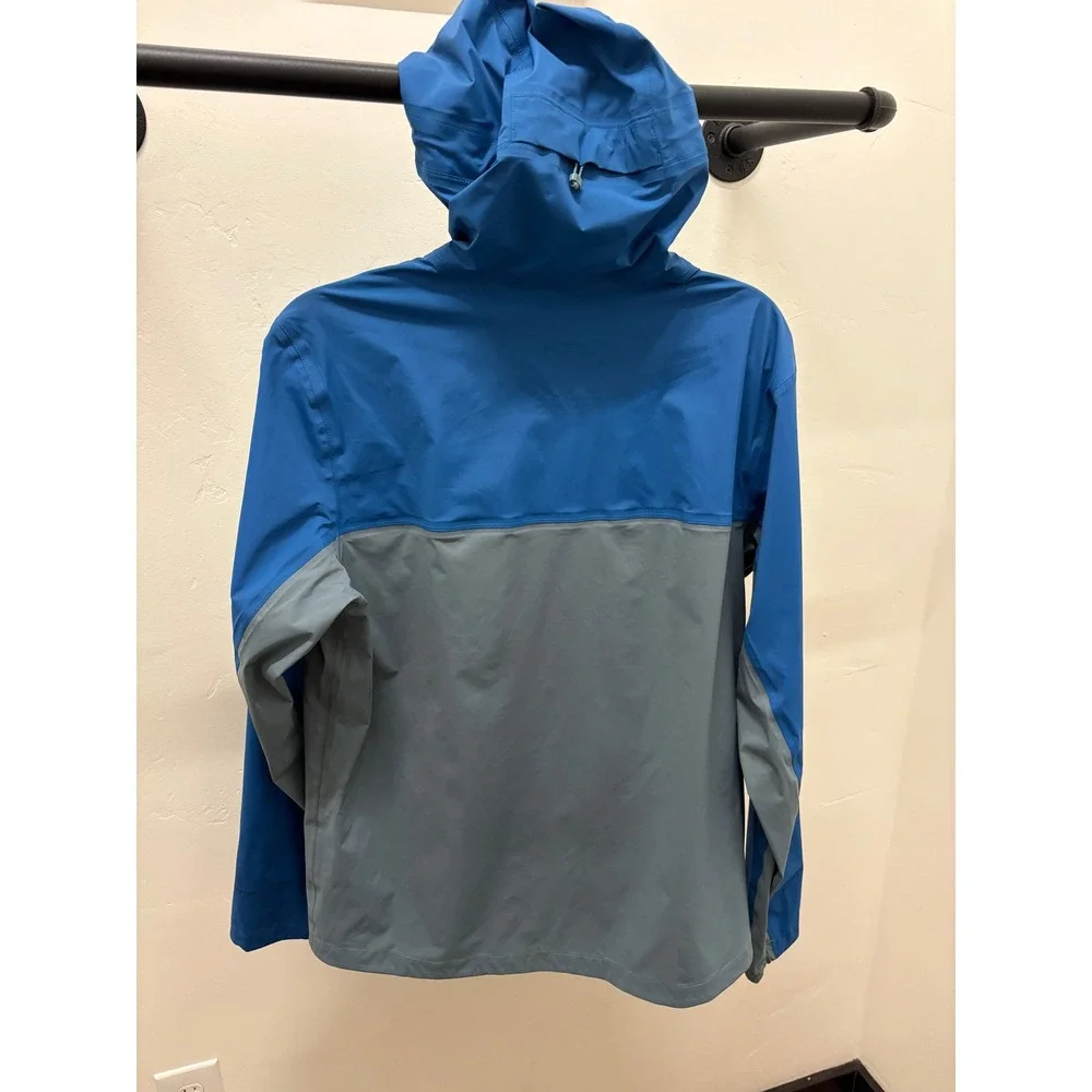 The North Face Mens Apex Flex GTX 2.0 Gore-Tex Hooded Jacket Blue‎ Grey Medium